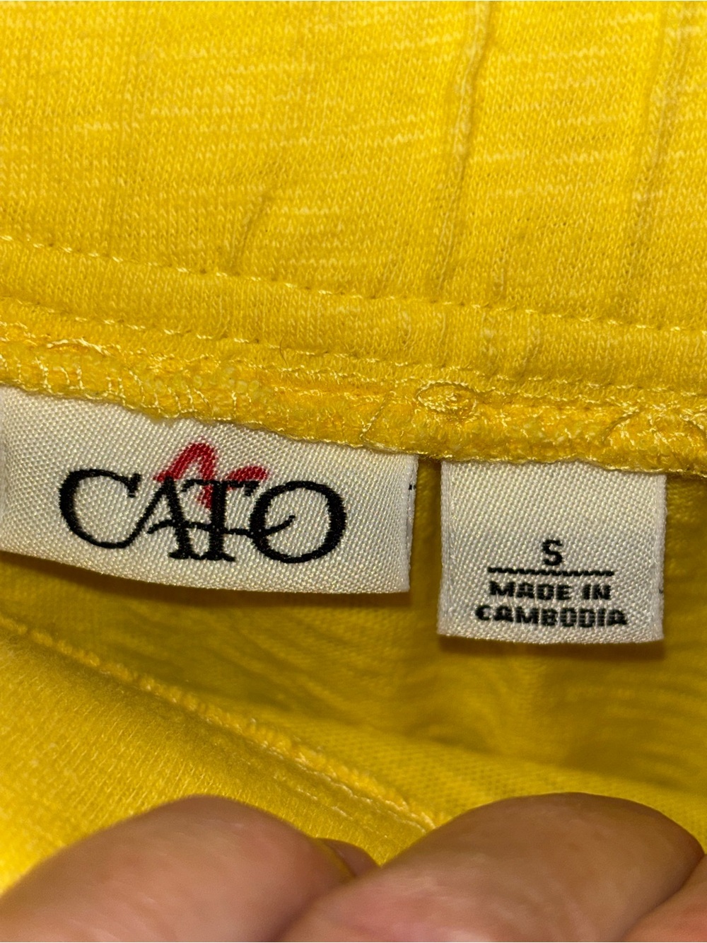 Cato Bright Yellow Tiered A-Line Skirt - Picture 2 of 3